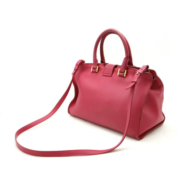 Saint Laurent Line Y 2WAY Bag  Cabas Pink Petit Yves Shoulder - Picture 1 of 9